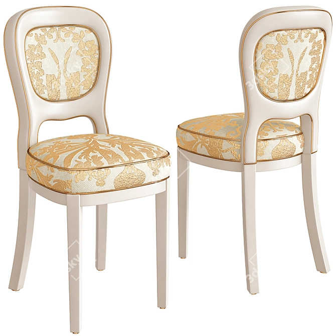 Elegant Galimberti Nino Chair 3D model image 1