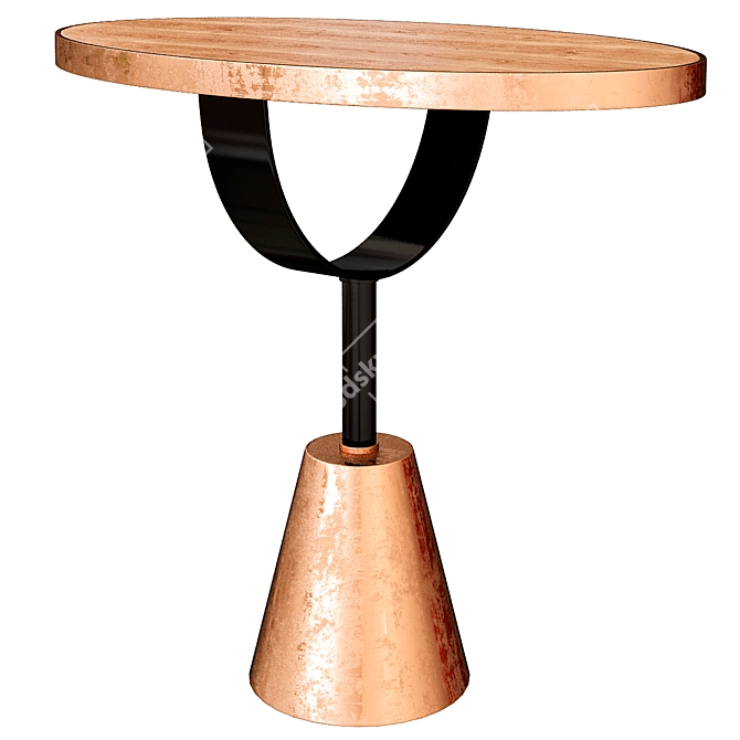 Sleek Modern Cocktail Table 3D model image 1