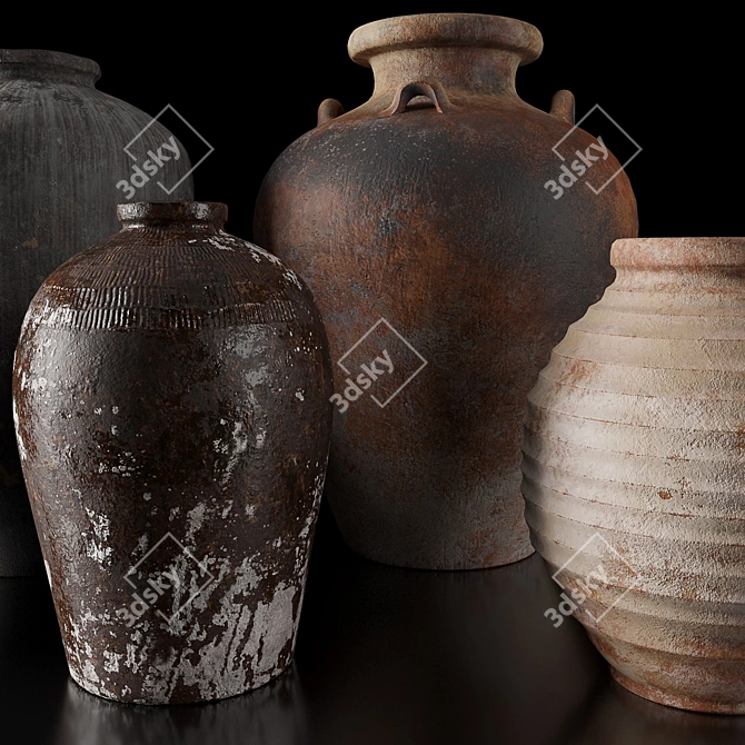 Modern Rh Vases Collection 3D model image 2