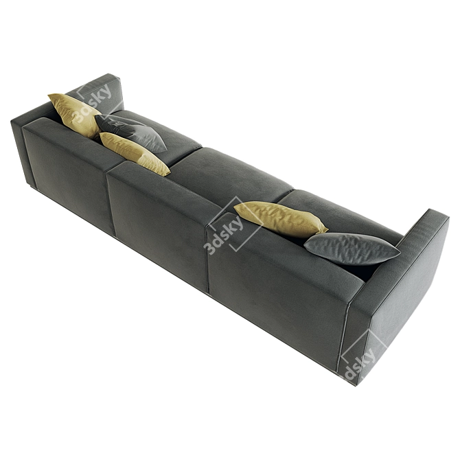 Poliform Shanghai Sofa: 3D Model 3D model image 2