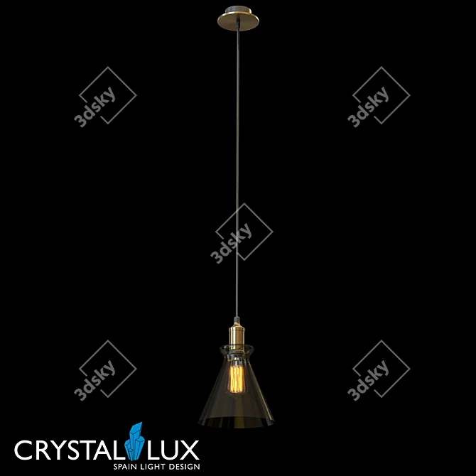 Campanella SP1 Amber Pendant 3D model image 1