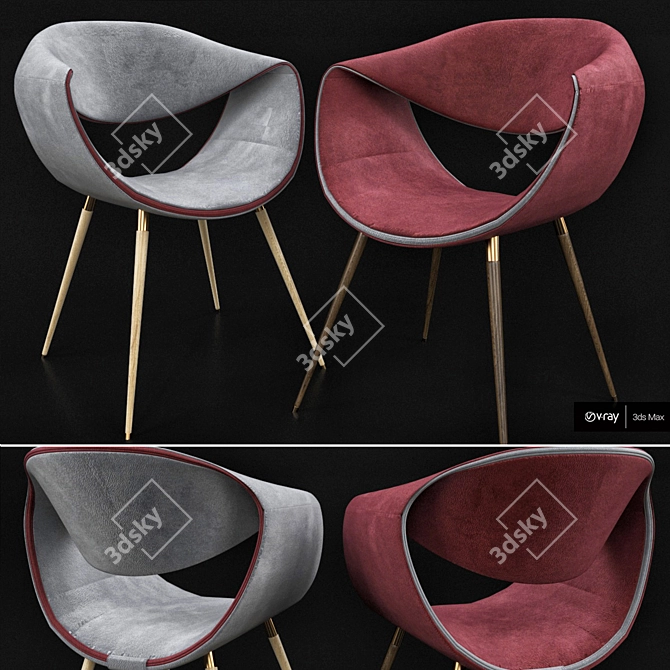 Brabbu Modern Chair - 2013 Edition 3D model image 1