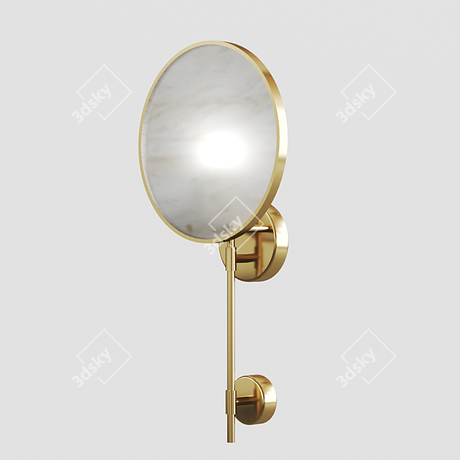 Zara Sconce | Elegant Lighting Solution 3D model image 1