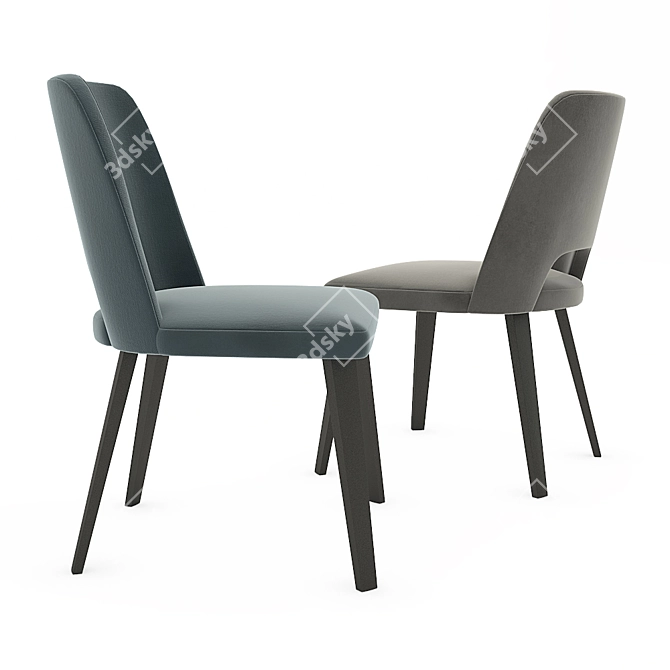 Gallotti Radice Thea Chair 3D model image 1