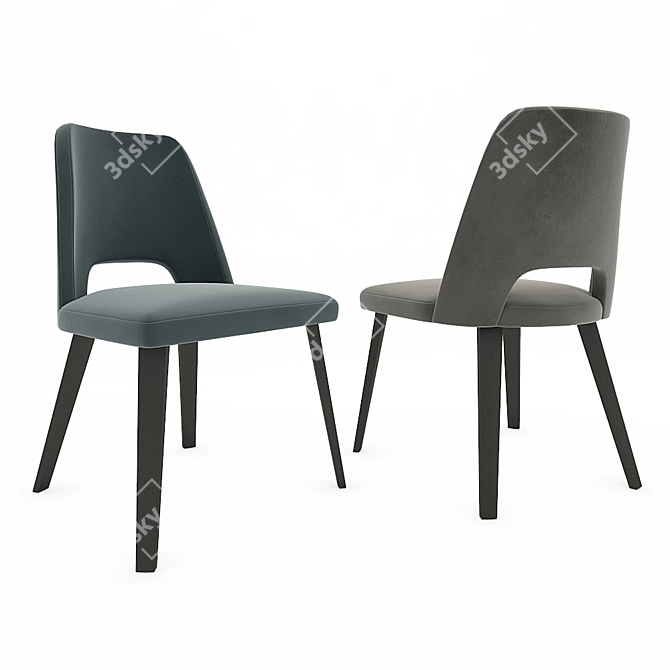 Gallotti Radice Thea Chair 3D model image 2