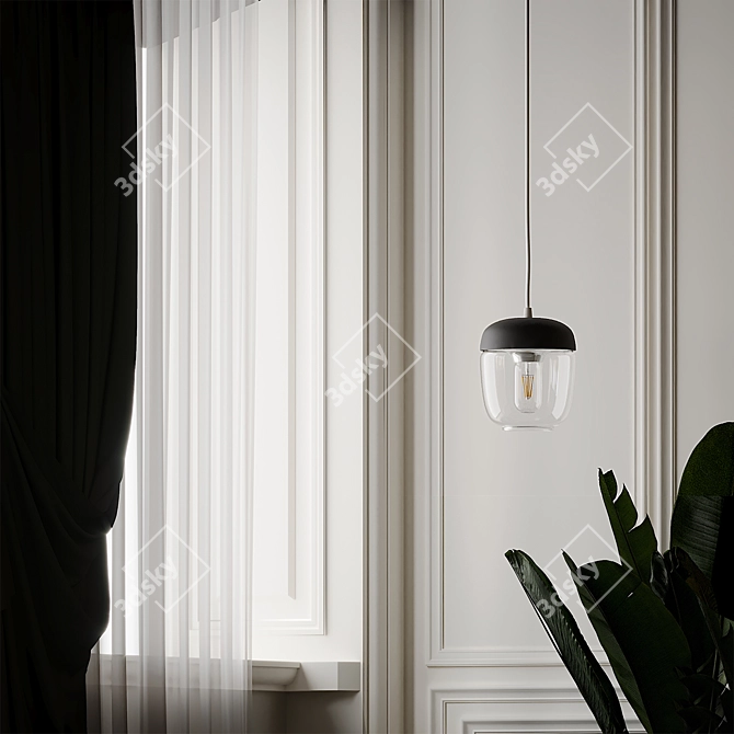 UMAGE Acorn Pendant Light: Elegant and Timeless Illumination 3D model image 4