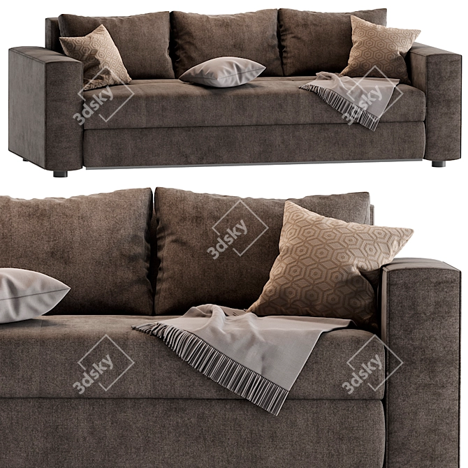 Kvanti Modern Sofa Set 3D model image 1