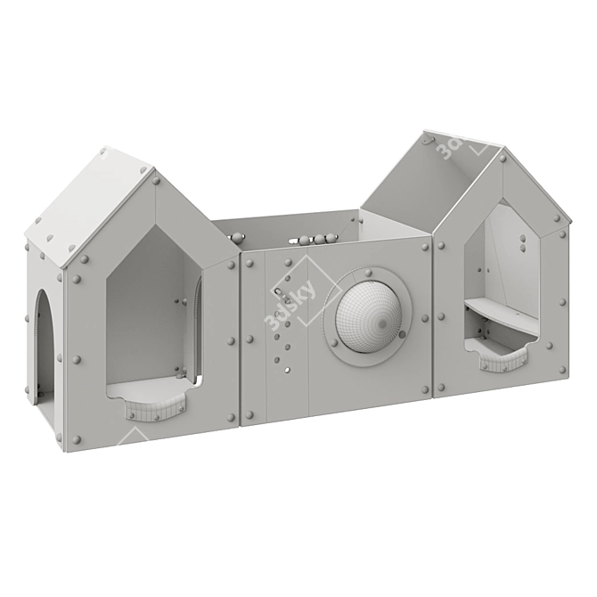 Kompan Labyrinth: 3-Room Playground 3D model image 3