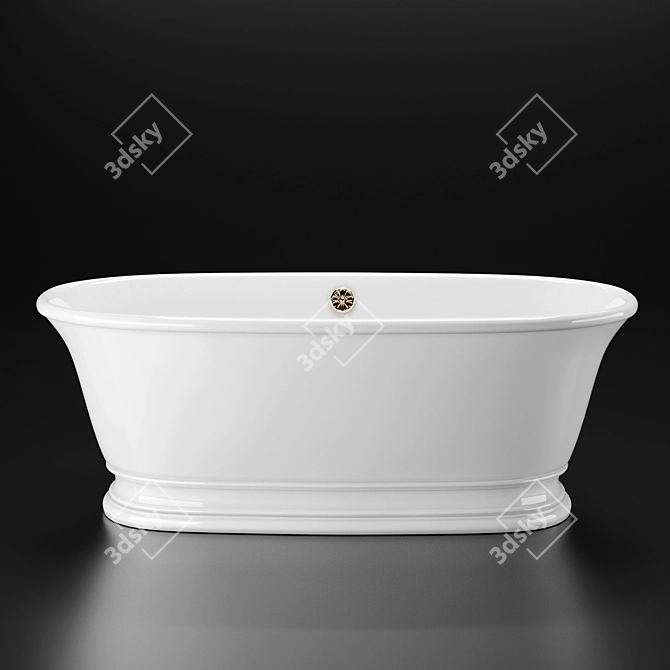 Bampton Freestanding Bath 3D model image 1