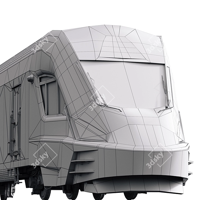 Ivolga Electric Train, City 2-TV 3D model image 3