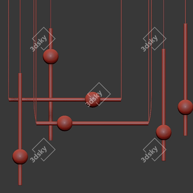 Luminix ProLight: Vintage LED Tube 3D model image 2