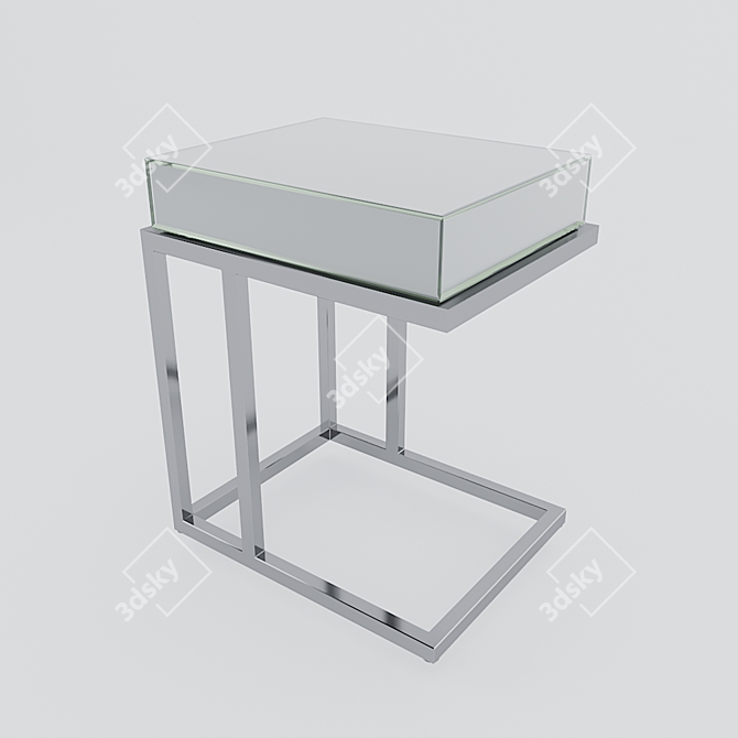 Reflective Glamour: Eichholtz Beverly Hills Tables 3D model image 2