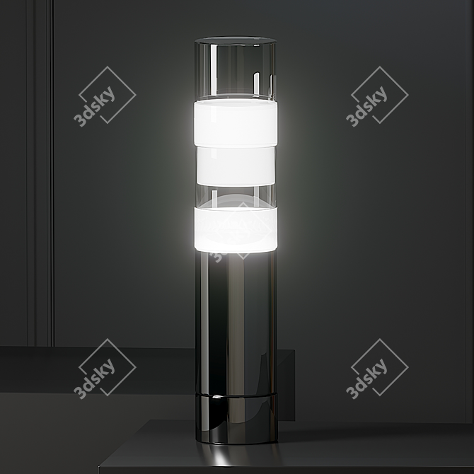 Stacking D Floor Lamps: Modern Elegance 3D model image 3