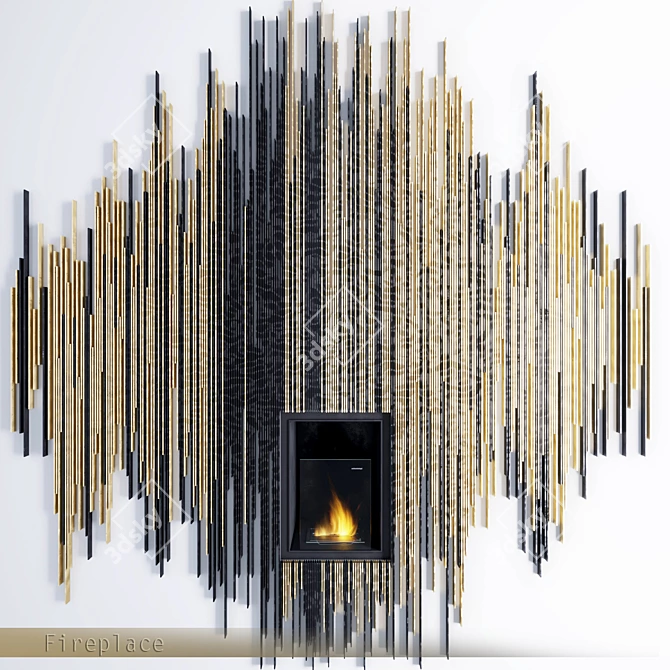 AntonioLuri Teka Bioethanol Fireplace 3D model image 1