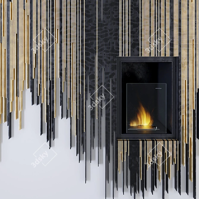 AntonioLuri Teka Bioethanol Fireplace 3D model image 2