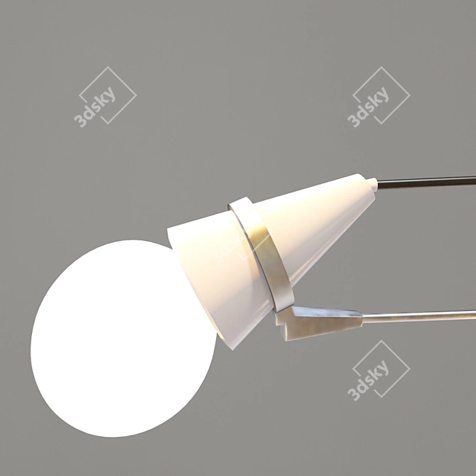 Modern LED Lamp for Stylish Spaces 3D model image 3