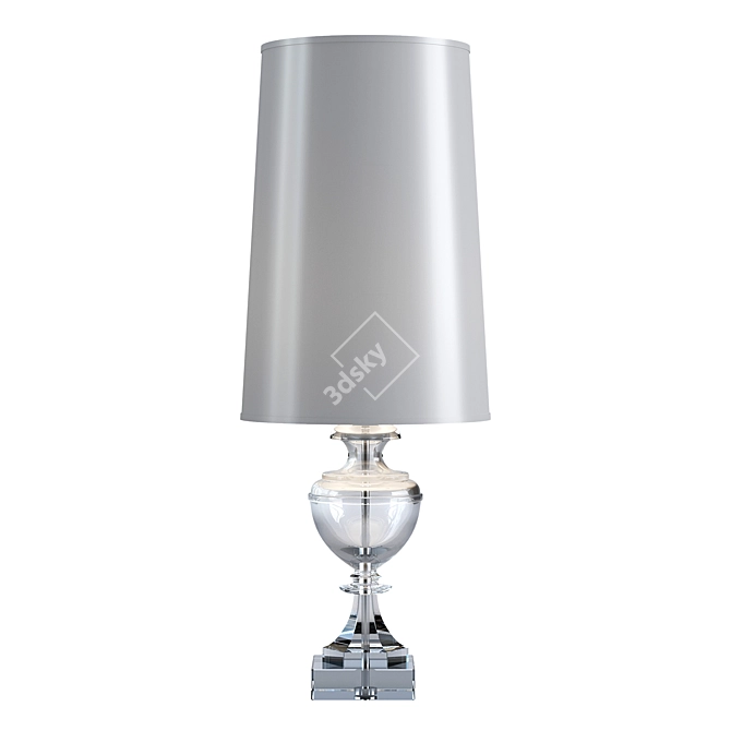 Louise Bradley Oval Lamp 3D model image 1