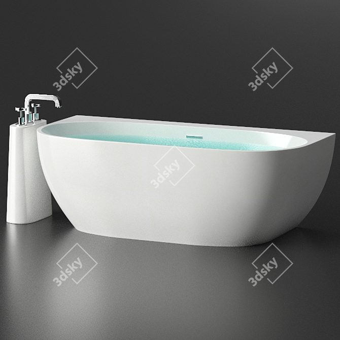 Luxury Bathroom Set by Ravak 3D model image 2