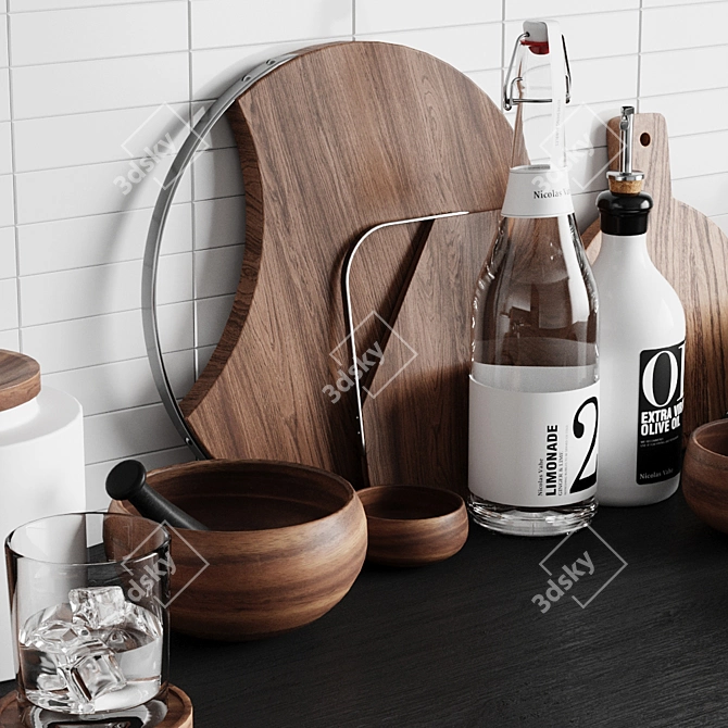 Stylish Kitchen Essentials: Decor 2 3D model image 2