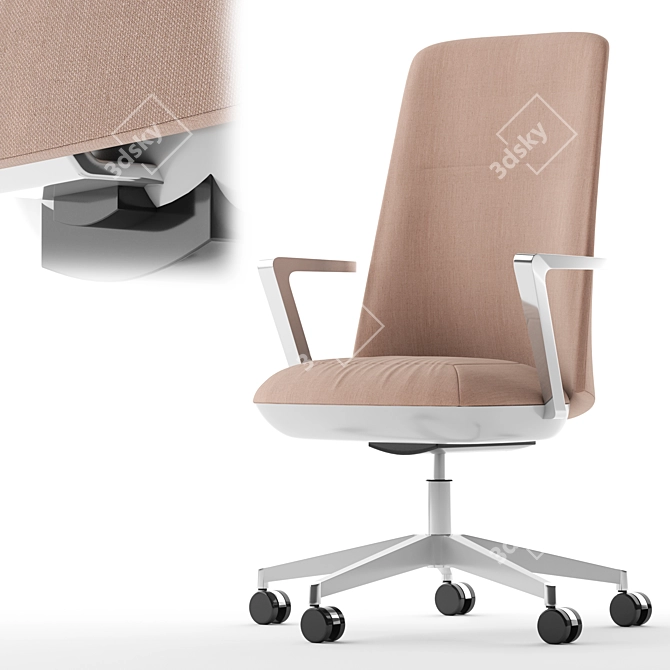 Contemporary Melody Design Seating 3D model image 2