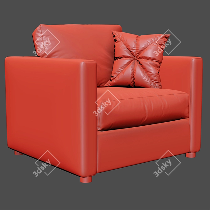 Comfort at its best: Ikea Vimle Armchair 3D model image 3