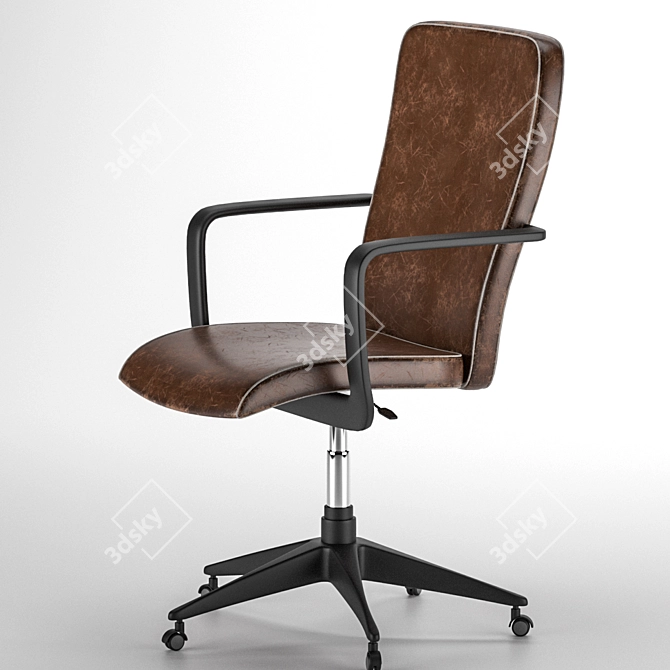 ErgoMax Office Chair: Comfort & Style 3D model image 1