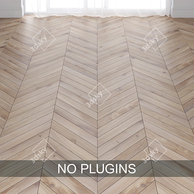 FB Hout Basicline 8714 Parquet: Versatile Designs 3D model image 1