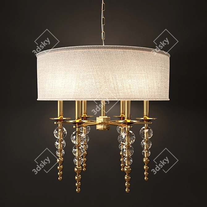 Persis Pendant: Elegant Illumination for Your Space 3D model image 1