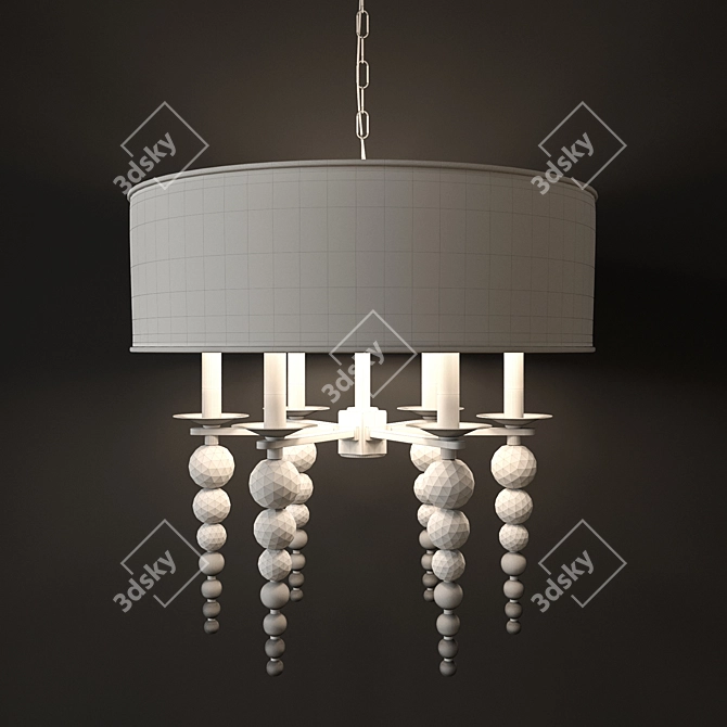 Persis Pendant: Elegant Illumination for Your Space 3D model image 2