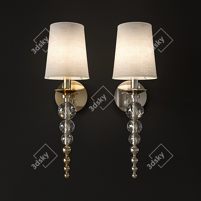 Persis Wall Sconce - Elegant Lighting Fixture 3D model image 1