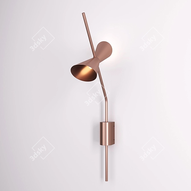 Anzazo Modern Wall Sconce 3D model image 1