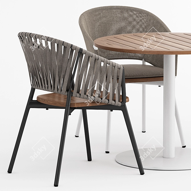 STEM 003 Table & PIPER 022, 122 by Roda: Sleek & Stylish Furniture Collection 3D model image 2