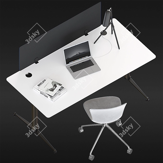 Modern Office Set: BoConcept 3D model image 4