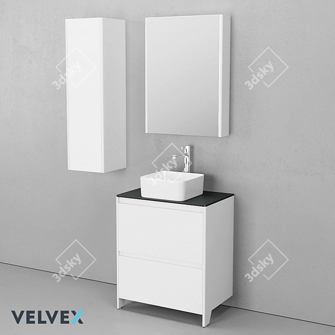 Velvex Klaufs 2Y Floor & Worktop Combo 3D model image 1