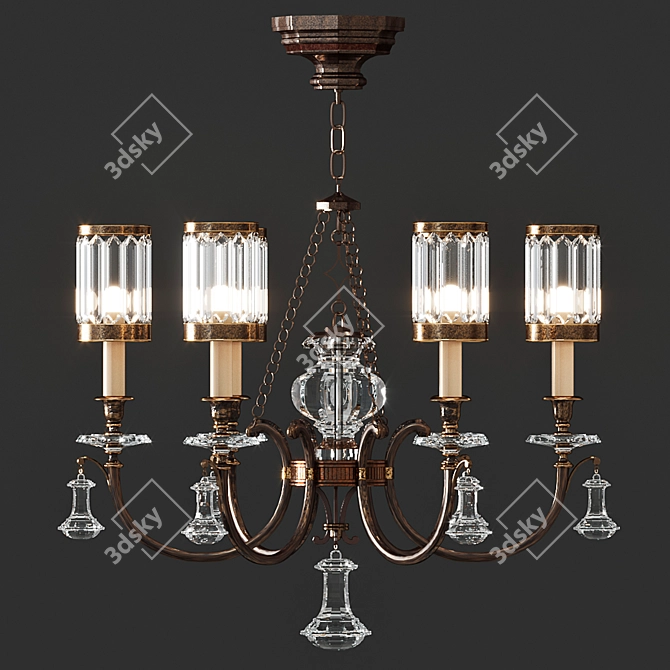 Eaton Place Fine Art Lamps - H71x81 3D model image 1