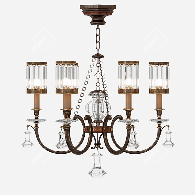 Eaton Place Fine Art Lamps - H71x81 3D model image 2