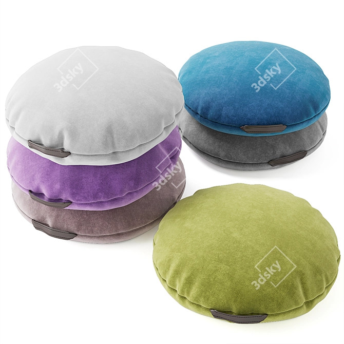 Cozy Kids Seat Cushion 3D model image 2