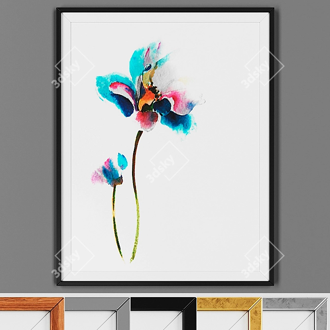 Versatile Picture Frame Collection 3D model image 1