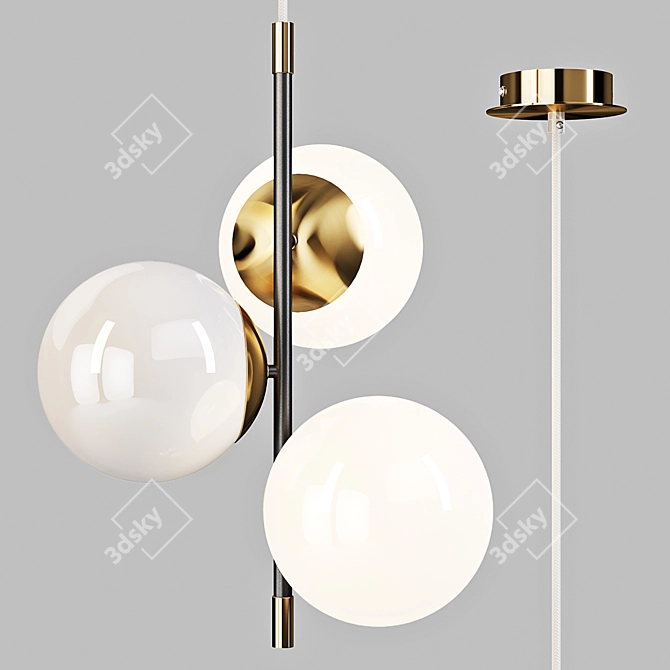 Maytoni Nostalgia Pendant Lamp - Elegant Lighting 3D model image 1