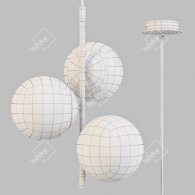 Maytoni Nostalgia Pendant Lamp - Elegant Lighting 3D model image 2