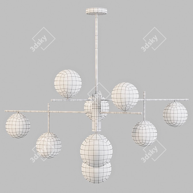 Maytoni Nostalgia Pendant Chandelier 3D model image 2