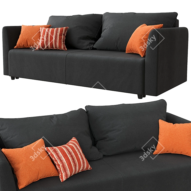 Modern Brissund Sofa by Ikea 3D model image 1