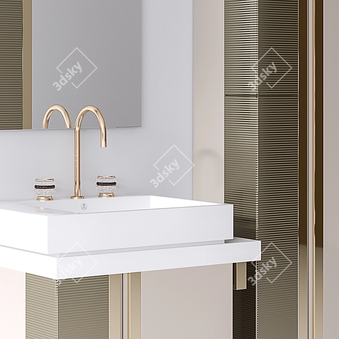 Charme Collection: Luxurious Bath Furniture 3D model image 2