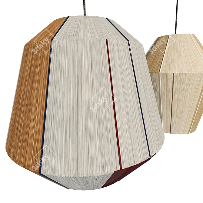 Hay Bonbon Shade: Modern Lighting Solution 3D model image 1