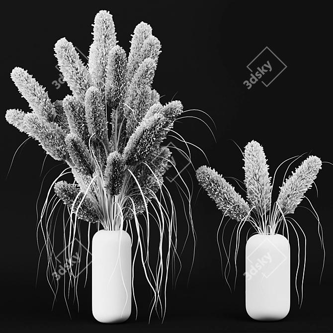 Title: Pampas Bunch: Delicate Home Decor 3D model image 3