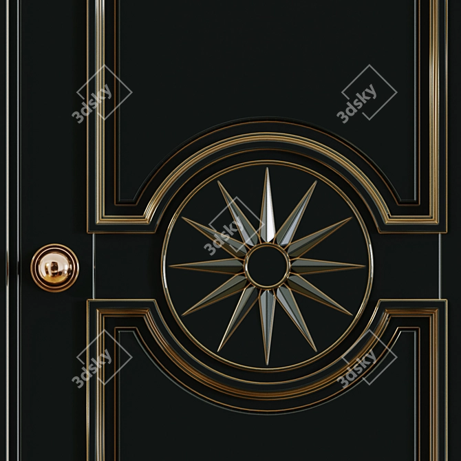 Classic Elegance: Interior Doors 3D model image 2