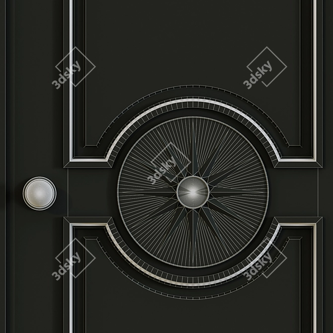 Classic Elegance: Interior Doors 3D model image 3