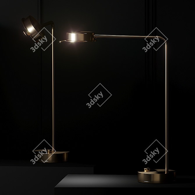 Title: Minimalist w102 Chipperfield Table Lamp 3D model image 3