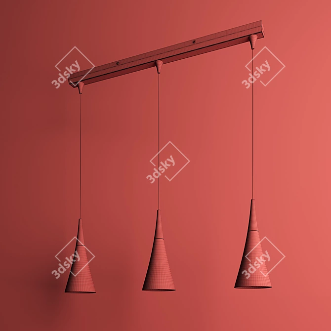 GOCCE Pendant Lamp: Stylish Loft Design 3D model image 2