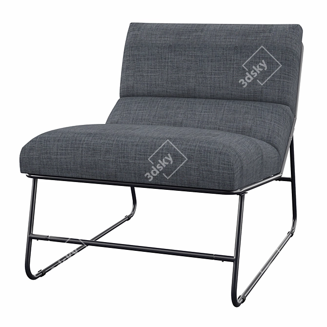 Elevate Your Comfort: Kiefer Lounge Chair 3D model image 1